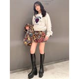 BACKレースアップショートロゴスウェットトップス | GYDA | 詳細画像12