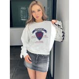 BACKレースアップショートロゴスウェットトップス | GYDA | 詳細画像23