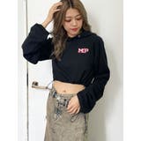 ブラック | 【みちょぱコラボ】MCPスピンドルショートスウェットパーカー | GYDA