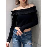 フリルリブトップス | GYDA | 詳細画像1