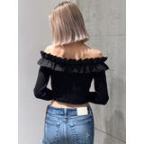 フリルリブトップス | GYDA | 詳細画像28