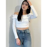 フリルリブトップス | GYDA | 詳細画像6