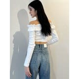 フリルリブトップス | GYDA | 詳細画像7