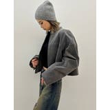 フェイクスウェードエンボスブルゾン | GYDA | 詳細画像3