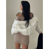 shoulderリボンタイトリブニットワンピース | GYDA | 詳細画像26 