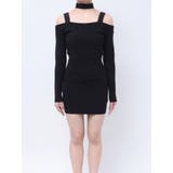 shoulderリボンタイトリブニットワンピース | GYDA | 詳細画像36 