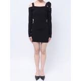 shoulderリボンタイトリブニットワンピース | GYDA | 詳細画像37 