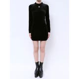 GYGYラインストーンプチハイベロアワンピース | GYDA | 詳細画像29 