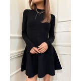 【TINY】ボトルネックニットフレアワンピース | GYDA | 詳細画像1 