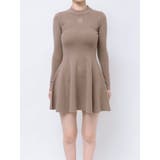 【TINY】ボトルネックニットフレアワンピース | GYDA | 詳細画像16 