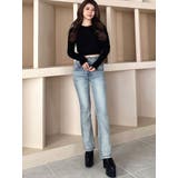 BACK リボンラメシャギーショートニットトップス | GYDA | 詳細画像15 