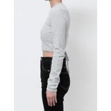 BACK リボンラメシャギーショートニットトップス | GYDA | 詳細画像34 