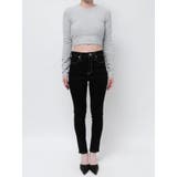 BACK リボンラメシャギーショートニットトップス | GYDA | 詳細画像40 