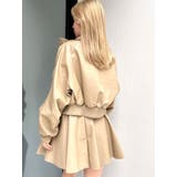 レースラインボリュームスリーブフェイクレザージャケット【SETUP着用可】 | GYDA | 詳細画像16 