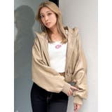 レースラインボリュームスリーブフェイクレザージャケット【SETUP着用可】 | GYDA | 詳細画像20 