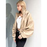 レースラインボリュームスリーブフェイクレザージャケット【SETUP着用可】 | GYDA | 詳細画像22 