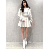 レースラインボリュームスリーブフェイクレザージャケット【SETUP着用可】 | GYDA | 詳細画像29 