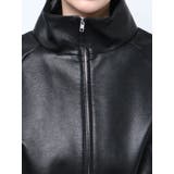 レースラインボリュームスリーブフェイクレザージャケット【SETUP着用可】 | GYDA | 詳細画像36 