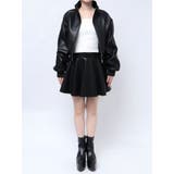 レースラインボリュームスリーブフェイクレザージャケット【SETUP着用可】 | GYDA | 詳細画像42 