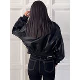 レースラインボリュームスリーブフェイクレザージャケット【SETUP着用可】 | GYDA | 詳細画像8 