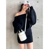 GDドッキングオフショルGLITTERスウェットワンピース | GYDA | 詳細画像13
