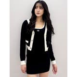 Symmetry GYDAバイカラーアンサンブルワンピース | GYDA | 詳細画像18 