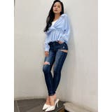 キャミレイヤードオフショルペプラムシャツ | GYDA | 詳細画像38 