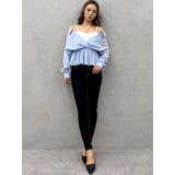 キャミレイヤードオフショルペプラムシャツ | GYDA | 詳細画像46 