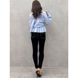 キャミレイヤードオフショルペプラムシャツ | GYDA | 詳細画像47 