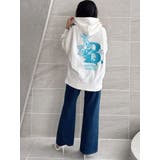 ハイウエストKNEEダメージbijouワイドデニムパンツ | GYDA | 詳細画像36