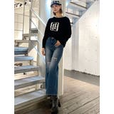 ハイウエストKNEEダメージbijouワイドデニムパンツ | GYDA | 詳細画像41