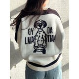 オフホワイト | GYDALMATIAN BICOLORニットトップス | GYDA