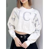 オフホワイト | FANCIERラメニットトップス | GYDA