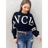 ブラック | FANCIERラメニットトップス | GYDA