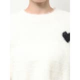 シャギージャカードheart ニットトップス | GYDA | 詳細画像20 