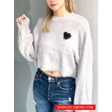 グレー | シャギージャカードheart ニットトップス | GYDA