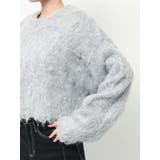 モヘアタッチシャギーショートニットトップス【WEB限定】 | GYDA | 詳細画像35