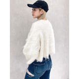 モヘアタッチシャギーショートニットトップス【WEB限定】 | GYDA | 詳細画像4