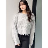 モヘアタッチシャギーショートニットトップス【WEB限定】 | GYDA | 詳細画像8