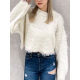 アイボリー | モヘアタッチシャギーショートニットトップス【WEB限定】 | GYDA