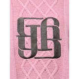 BIG GYGYロゴ刺繍ケーブルニットトップス | GYDA | 詳細画像30