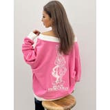 BICOLOR POSH BUNNY Vネックスウェットトップス | GYDA | 詳細画像10 