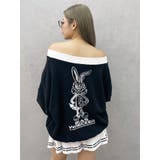 BICOLOR POSH BUNNY Vネックスウェットトップス | GYDA | 詳細画像24 