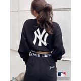 ブラック | GYDA【MLB】バンテージショートスウェットトップス | GYDA