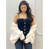 バルーンスリーブケーブルニットボレロ | GYDA | 詳細画像50 
