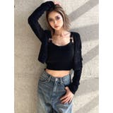 Symmetry GYDA embroideryシャギーニットカーディガン【SE… | GYDA | 詳細画像2