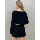 Symmetry GYDA embroideryシャギーニットカーディガン【SE… | GYDA | 詳細画像43