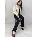 Sleeve Studs フェイクレザージャケット | GYDA | 詳細画像11
