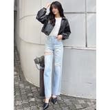 Sleeve Studs フェイクレザージャケット | GYDA | 詳細画像14