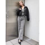 Sleeve Studs フェイクレザージャケット | GYDA | 詳細画像7